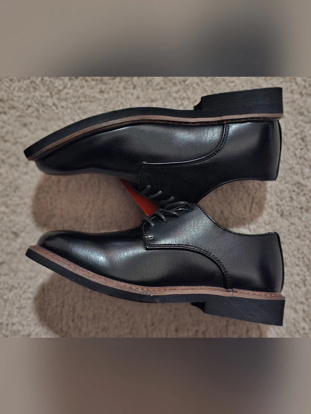 Deer Stags Boy's Size 13M Kids Black Lace-Up Dress Shoes NWT
